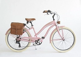 Via Veneto Comfort Bike Via Veneto Cruiser 26Inch Sun On The Beach Lady Pink