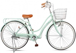 WOF Bike WOF City Bike Women's Man's Bike Ladies City Bicycle Outdoor Sports City Urban Bicycle Shopper Bike Comfort Simple Adult Bicycle Urban Commuter Bike