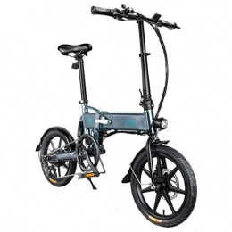 1Life Electric Bike 1Life Folding Electric Bike - FIIDO D2 Variable Speed Electric Bike Aluminum Alloy Folding Bicycle 250W High Power E-Bike with 16" Wheels