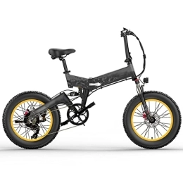 BEDRE Electric Bike BEDRE Adult Electric Bicycles, Folding Electric Bike Fat Tire Electric Bike Mountain Bike City Bike Snow Beach Electric Bike