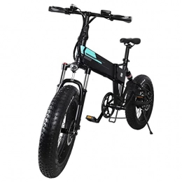 bzguld Bike bzguld Electric bike 250W Electric Bike Foldable Lightweight 20 Inch Fat Tire Folding Electric Moped Bike Three Riding Modes Electric Bicycle Outdoor E Bike (Color : Black)