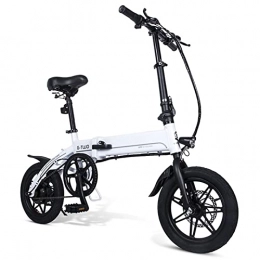 bzguld Bike bzguld Electric bike Folding Electric Bike 250W Motor 14 Inch Electric Bikes for Adults with 36V 7.5Ah Lithium Battery Electric Bicycle E-Bike Scooter (Color : White)