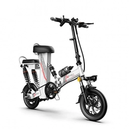 DODOBD Bike DODOBD Folding Electric Bike 12" Tire Electric Bike 400WPowerful Motor 48V / 20AH Removable Battery Ebike For Adults And Teenager Chrome-nickel Alloy Steel Frame