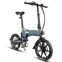 DolMaring Bike DolMaring Foldable Electric Bike, Folding Electric Bike Bicycle Aluminum Alloy 16 Inch Portable 250W 25KM / H 3 ModeArrived 3-7 days