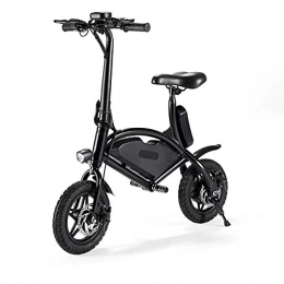 Dpliu-HW Bike Dpliu-HW Electric Bike Folding Electric Bicycle Lithium Battery Moped Mini Battery Car Small Electric Car for Men and Women (Color : Black)