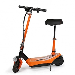 Duan Bike Duan Electric Folding Bike Small, Portable Adult Electric Bike Battery, 36V Lightweight Mini City Bike with Seat Max Bearing 120Kg (Orange)