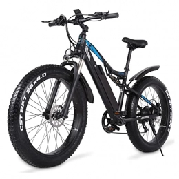 bzguld Bike Electric bike 26" Fat Tire Electric Bike Adult 1000W Electric Bicycles 48V 17AH Removable Lithium Battery Ebike Aluminium Frame 5 Gear Speed Beach Mountain E-Bike for Adults