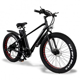 bzguld Bike Electric bike 750W Ebike 26" Fat Tire Electric Bike 28 Mph Electric Computer Bike, with Removable 48v 20ah Lithium Battery, Professional 7 Speed Gears ( Number of speeds : 7 , Size : 92cm(168-200cm) )