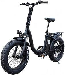 CASTOR Bike Electric Bike Bikes, Adult Folding Electric Bicycle 20in Fat Tire Electric Bicycle with Removable 10.4ah Lithium Ion Battery Pack 500w City Ebike Driving Range of 3160 Kilometers Dualdisc Brakes