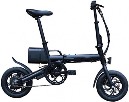 Erik Xian Electric Bike Electric Bike Electric Mountain Bike 250W Ebike Electric Bike Electric Mountain Bike 12'' Electric Bicycle, 25Km / H Adults Ebike with Removable 36V 7.8Ah Battery, Black for the jungle trails, the snow,
