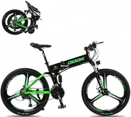 Erik Xian Electric Bike Electric Bike Electric Mountain Bike 26-In Folding Electric Bike for Adult with 250W36V8A Lithium Battery 27-Speed Aluminum Alloy Cross-Country E-Bike with LCD Display Load 150 Kg Electric Bicycle wit