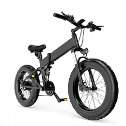 Electric oven Bike Electric Bike for Adults 1000W 26 Inch Fat Tire, 48V 12.8Ah Battery IPX7 Waterproof Mens Women Mountain Electric Bicycle (Color : Two Battery)