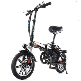 Generic Electric Bike Electric Ebikes, 48V 240W High-Speed Motor Electric Bikes Magnesium Alloy Ebikes Bicycles All Terrain, 14" 48V 10-20Ah Removable Lithium-Ion Battery Mountain Ebike for Mens for Adult