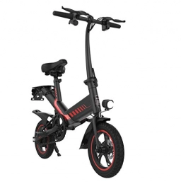 Etech Motion Bike Electric Folding Bicycle eBike 36V 7.5Ah 350W 12" Wheel Dual Disk Brake C3 City Cruiser BLACK