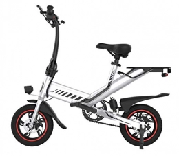 Etech Motion Bike Electric Folding Bicycle eBike 36V 7.5Ah 350W 12" Wheel Dual Disk Brake C3 City Cruiser WHITE Colour