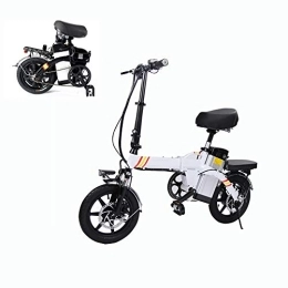 electric bicycle Electric Bike Electric Folding Bike Black Frame Bund Snow Bike 14" Fat Tire Aluminum Frame 250W 48V / 18AH Electric Mountain Bike Fitness Leisure Adventure