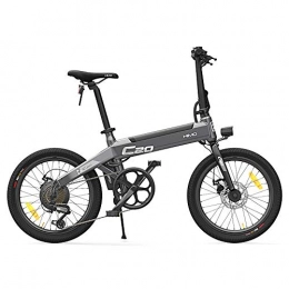 Generic Electric Bike Electric Moped Bicycle 250W Motor Foldable Ebike 25km / h 80KM Mileage 3 Riding Modes 20inch Tire E Bike@grey