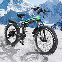 WJSWD Bike Electric Snow Bike, Electric Mountain Bike, 4.0 Snow Bike Big Fat Tire / 13AH Lithium Battery 48V500W Soft Tail Electric Bike, Equipped with LEC Screen and LED Headlights Lithium Battery Beach Cruiser f