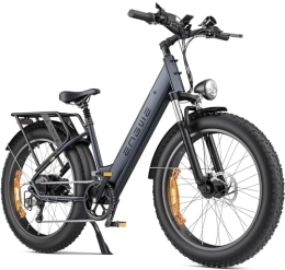 ENGWE  ENGWE Electric Bikes for Adults E26 ST Electric Bicycle 26 "x4 Fat Wheels, 48V 16AH Battery, Urban Commuter Ebike, 7-Speed Hydraulic Disc Brake