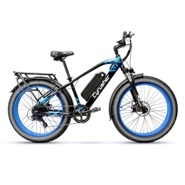 Extrbici Electric Bike Extrbici Electric Bicycle for Adults Electrics Bikes Battery 48V 26 Inch Fat Tire Adult Electric Mountain Bike XF650 (blue)