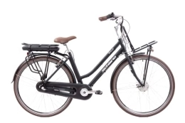 F.lli Schiano  F.lli Schiano E-Ville 28", Electric City Bicycles 250W for Women, in Black