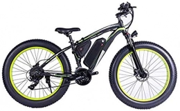 Fangfang Electric Bike Fangfang Electric Bikes, 1000W Electric Bicycle, 26" Mountain Bike, Fat Tire Ebike, 48V 13AH Lithium Ion Battery Suspension Fork MTB, E-Bike (Color : Black)