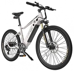 Fangfang Electric Bike Fangfang Electric Bikes, 26 Inch Electric Mountain Bike for Adult with 48V 10Ah Lithium Ion Battery / 250W DC Motor, 7S Variable Speed System, Lightweight Aluminum Alloy Frame, E-Bike (Color : White)