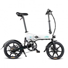 Generic Electric Bike FIIDO D2s Variable Speed Electric Bicycle 7 5Ah 36V Aluminium Alloy 16 inch Foldable Mechanical Disc Brakes 250W Electric Bike@White_Czech Republic