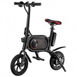 TGHY Bike Folding Electric Bike 12" E-Bike for Adults 36V 6Ah Battery 350W Brushless Motor 25km / h 35km Range Mini Folding Electric Bicycle for Trunk Office City Commute, Red