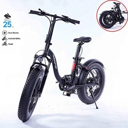 GUOJIN Electric Bike GUOJIN 20 Inch Folding Power Assist Electric Bicycle, 350W 8Ah Lithium Battery Electric Bike with Front LED Light