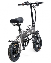 GUOJIN Electric Bike GUOJIN Electric Folding Bike Fat Tire 12" with 48V 8.0Ah Lithium-Ion Battery 350W Motor, Max Speed Is 25Km / H City Mountain Bicycle Booster 50-60KM
