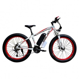 GYL Bike GYL Electric Bike Mountain Bike Beach Cruiser Off-Road Bike 48V 350W 21-Speed 26'' Fat Tire Full Suspension 13Ah Movable Li-Ion Battery City Commute Beach Adult