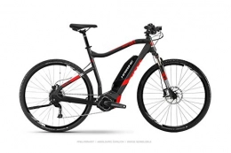 HAIBIKE Electric Bike HAIBIKE Sduro Cross 2.0 Women's Trekking Pedelec E-Bike Bicycle Black / Red 2019, XL