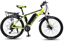 Leifeng Tower Electric Bike High-speed 26'' Electric Mountain Bike with Removable Large Capacity Lithium-Ion Battery (36V 350W 8Ah) Dual Disc Brakes for Outdoor Cycling Travel Work Out ( Color : Black Yellow , Size : 27 Speed )
