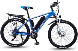 Leifeng Tower Electric Bike High-speed Fast Electric Bikes for Adults Magnesium Alloy Ebikes Bicycles All Terrain, 350W 13Ah Removable Lithium-Ion Battery Mountain Ebike for Mens ( Color : Blue , Size : 30 speed 26 inches )