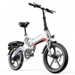 HMEI Bike HMEI EBike Foldable Electric Bike 20 Inch Tire 500W, 48v10ah Graphene Lithium Battery Mountain Ebike 7 Speed Gears 15.5 MPH Adult Electric Bicycles (Color : B)