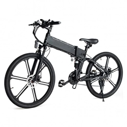 HMEI Bike HMEI Electric Bikes for Adults 500W Electric Bike for Adults Foldable 20 MPH Mountain Electric Bike 21 Speed 48V 10.4Ah Folding Electric Bicycle (Color : C)