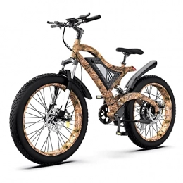 HMEI Bike HMEI Electric Bikes for Adults Electric Bike for Adults 1500w 300 Lbs 31 Mph Mountain Electric Bicycle 48v 15ah Removable Lithium Battery 26 * 4.0 Inch Fat Tire Beach Ebike (Color : 1500W)