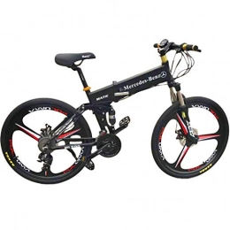 Hokaime Bike Hokaime Electric Bicycle, Foldable Electric Mountain Bike, 48V 350W Rear Engine Electric Bicycle, Mechanical Disc Brake