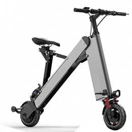 J.I Electric Bike J.I Folding Electric Car Adult Lithium Battery Bicycle Small Mini Battery Car Travel Skateboard Motorcycle 10Ah Battery Life 40Km