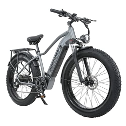 Kinsella Electric Bike Kinsella Adult Electric Mountain Bike 26 Inch Electric Bike with 48V18Ah Lithium Battery, Large Tyre, Shimano 8 Speed, Rear Luggage Rack