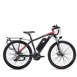 KKKLLL Electric Bike KKKLLL Mountain Electric Bicycle Electric Bicycle Lithium Electric Car Intelligent Power Electric Mountain Bike 48V 27.5 Inches Black