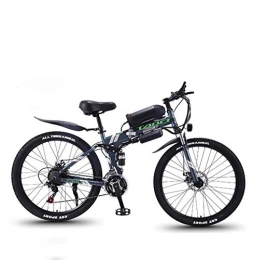 Laicve Electric Bike Laicve Outdoor Adult Electric Mountain Bike E-Bike Snow Bikes Removable 36V 10AH Lithium-Ion Battery for Mens Women, Premium Full Suspension 26 Inch