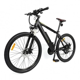 LDGS Electric Bike LDGS ebike Electric Bike for Adults 500W Motor Electric Mountain Bike 27.5" Tire 35km / H 48V Removable Lithium Battery Electric Bike (Color : Black)