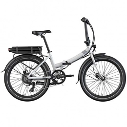 Legend eBikes Electric Bike Legend eBikes Unisex's Siena Folding Electric Bike for Adult, Artic White, 36V 14Ah 504Wh Battery