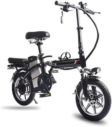 Leifeng Tower Bike Leifeng Tower High-speed 14" Electric Bike / Folding E-Bike / Commute Bicycle with Foldable Alloy Frame, 48V Lithium-Ion Rechargeable Battery Lithium Battery Beach Snow Bicycle