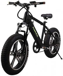 Leifeng Tower Electric Bike Leifeng Tower High-speed 500W Electric Bicycle, 26'' Fat Tire E-Bike, Fat Tire Ebike, Waterproof And Dustproof Detachable Phone Calls 48V 10AH (Color : Black)