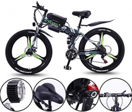 Leifeng Tower Bike Leifeng Tower High-speed Electric Bicycles for Adults 350W E-Bike 26" Aluminum Electric Bicycle for Adults with Removable 36V 13 AH Lithium-Ion Battery 21 Speed Gears Commute Ebike (Color : Green)