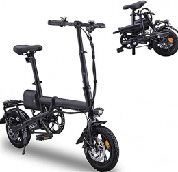 Leifeng Tower Bike Leifeng Tower High-speed Electric Folding Bike Lightweight Foldable Compact Ebike, 12 Inch Wheels, Pedal Assist Unisex Bicycle, Max Speed 25 Km / H, Portable Easy To Store in Caravan, Motor Home, Boat