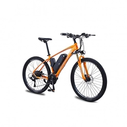 Liangsujian Bike Liangsujian 27.5 Inch Electric Bicycle Aluminum Alloy Mountain Bike High Power Mountain Bike 48V500W Electric Motorcycle Men's Electric Bicy (Color : Orange)